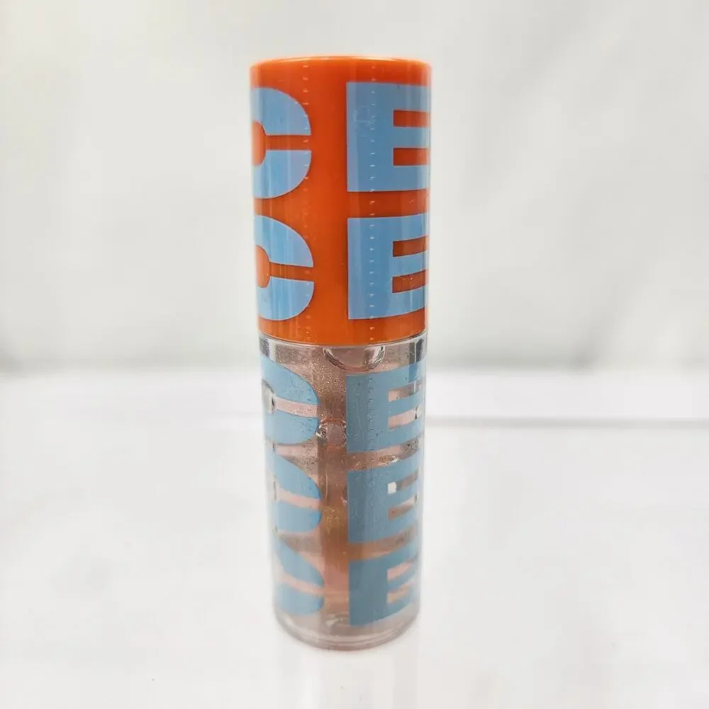 Beauty For Certain BFC Rosado High Gloss Lip Oil .12 oz FS Sealed Gold Shimmer